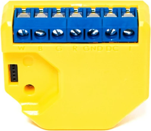 RGBW naprava Shelly RGBW2, brezžična, Wi-Fi, modra, rumena