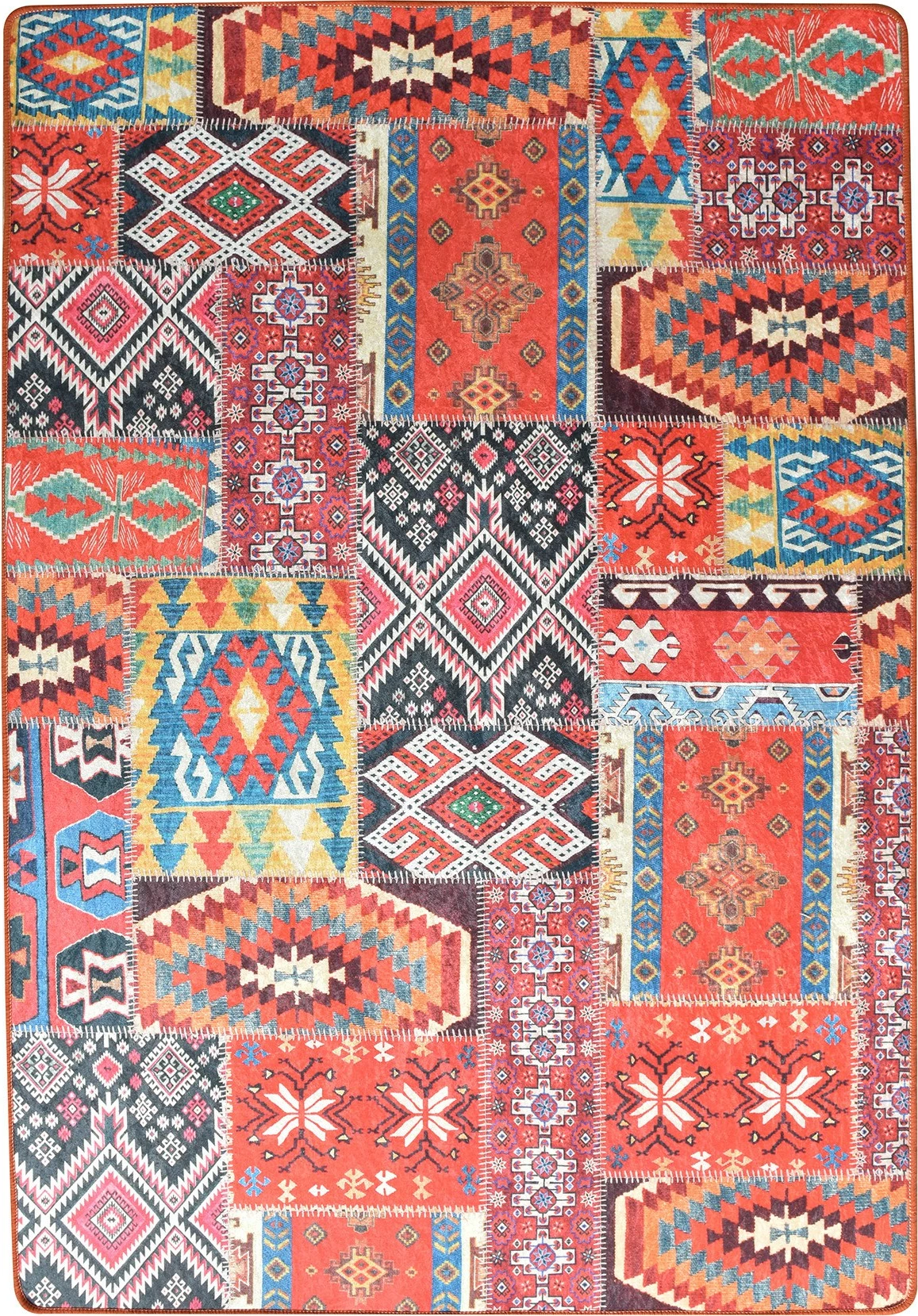Patchwork preproga, večbarvna, 120 x 180 cm, Conceptum Hypnose