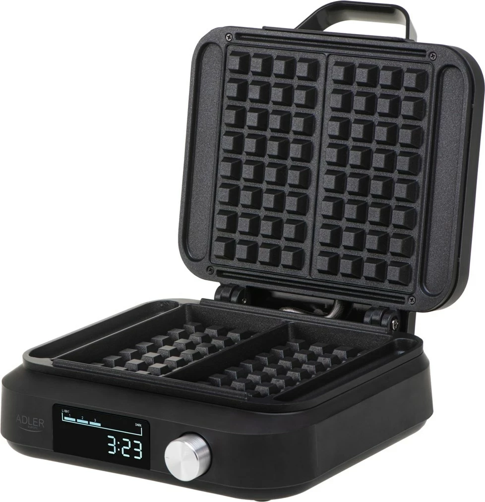 Pekač vafljev Adler AD 3087, črn