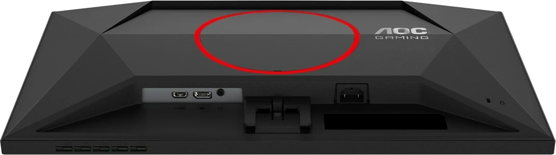 Gaming monitor 23,8" Quad HD, 180 Hz, AOC Q24G4RE, črno-rdeč