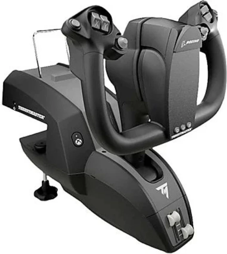 Letalski krmilnik Thrustmaster TCA Yoke Boeing Edition 4460209, črn