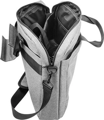 Torba za prenosnik Natec Mustela NTO-0766, 15,6", najlon, siva