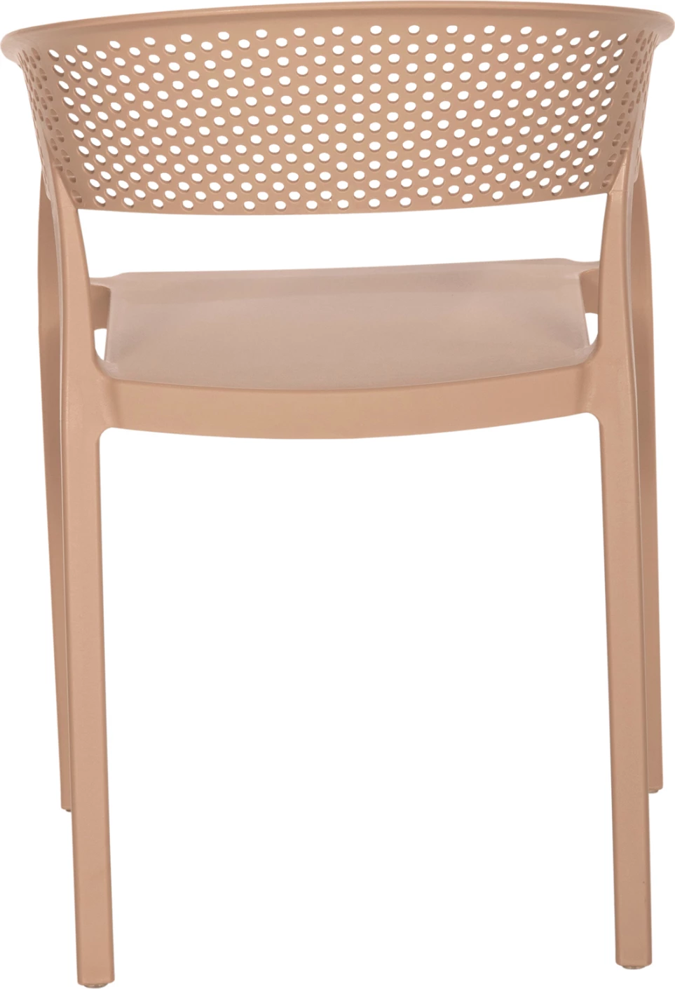 Polipropilenski naslanjač PERFOE FH5941.03 v kapučino barvi 53,5x50,5x73H cm