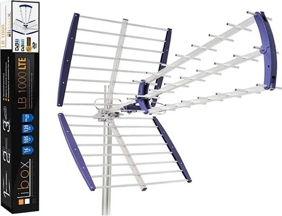 Drejtiška TV antena Libox LB-1000, DVB-T - 16,5 dB