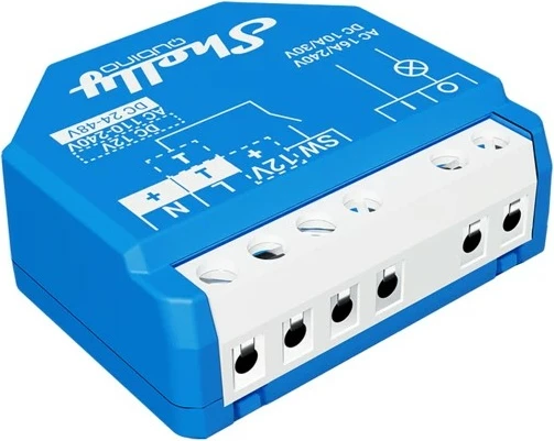 Pametni stikal Shelly Qubino Wave 1, 25 dBmW, Z-Wave, 868,4 MHz, 40 m, moder