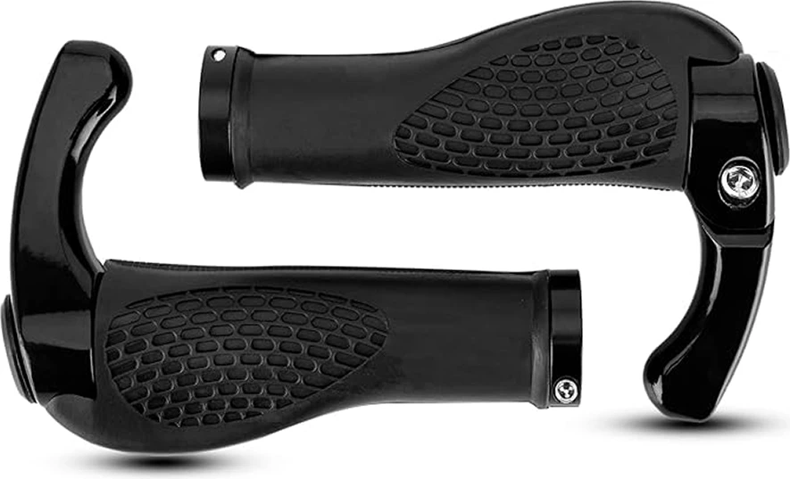 Ročaji za kolo z rogovi, Rockbros BT1007B, črni