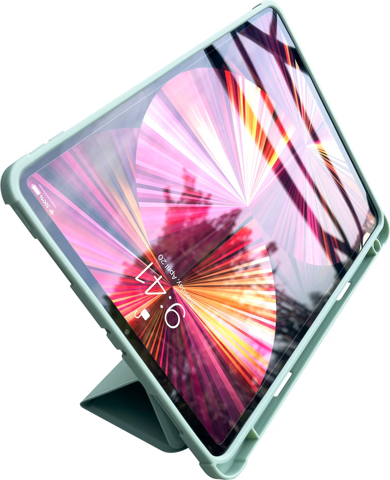 Ovitek za tablico z stojalom Hurtel za iPad Pro 12,9'' (2021/2020), zelen