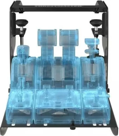 Mizna sponka za letalske dodatke Thrustmaster AddOn Flying Clamp za PC, kovinska, črna