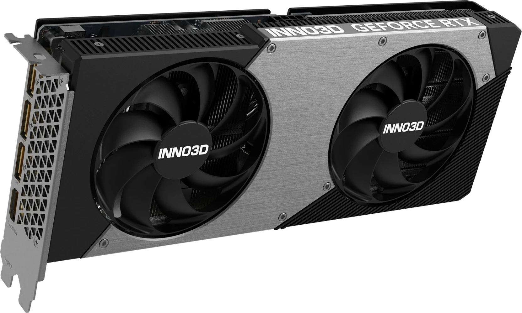 Grafična kartica INNO3D GeForce RTX 5060 Ti TWIN X2, 8 GB GDDR7, siva