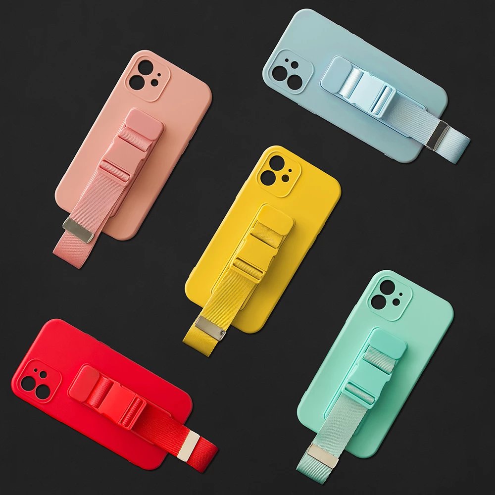Ovitek s vrvico Hurtel za Xiaomi Redmi Note 10 5G / Poco M3 Pro, modra