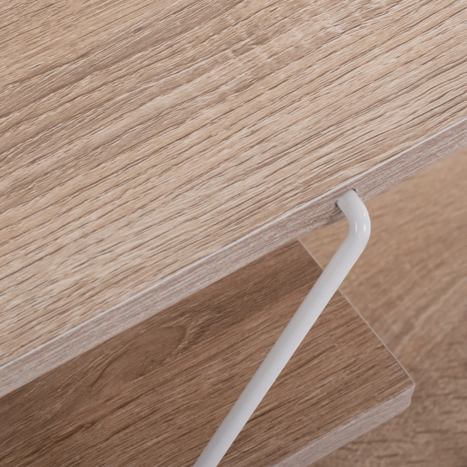 TV stojalo TARS FH8922.14 melamin sonoma bela 120x32x33H cm