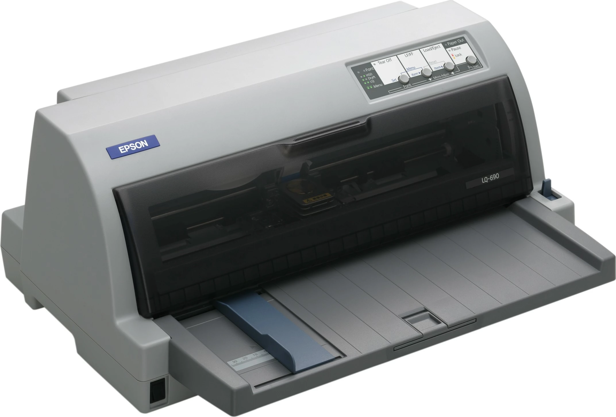 Dot matrix tiskalnik, Epson LQ-690, 24 igel, USB 2.0, vzporedni, siv