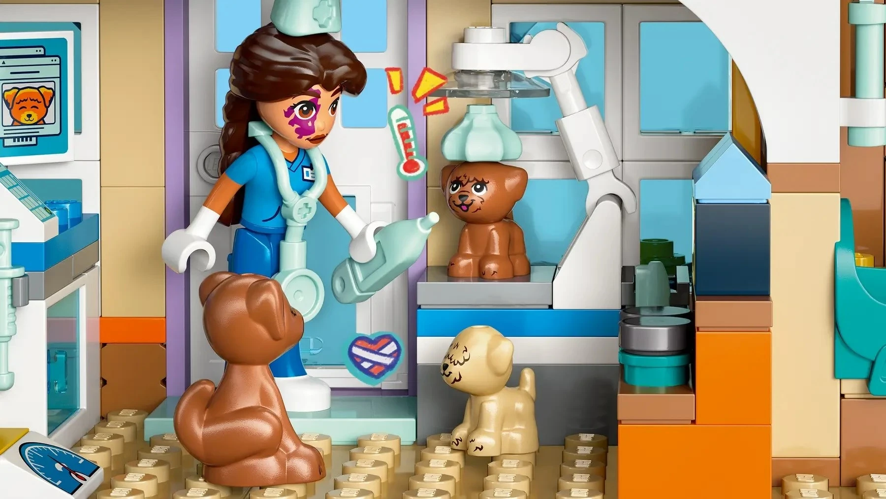 Veterinarska klinika za konje in hišne živali, set LEGO Friends 42651