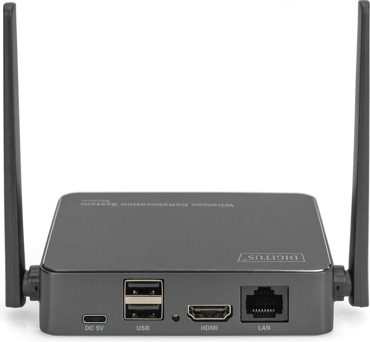 Brezžični sistem za sodelovanje Click & Present Pro Digitus, namizni, HDMI, Wi‑Fi 5, črno/siv