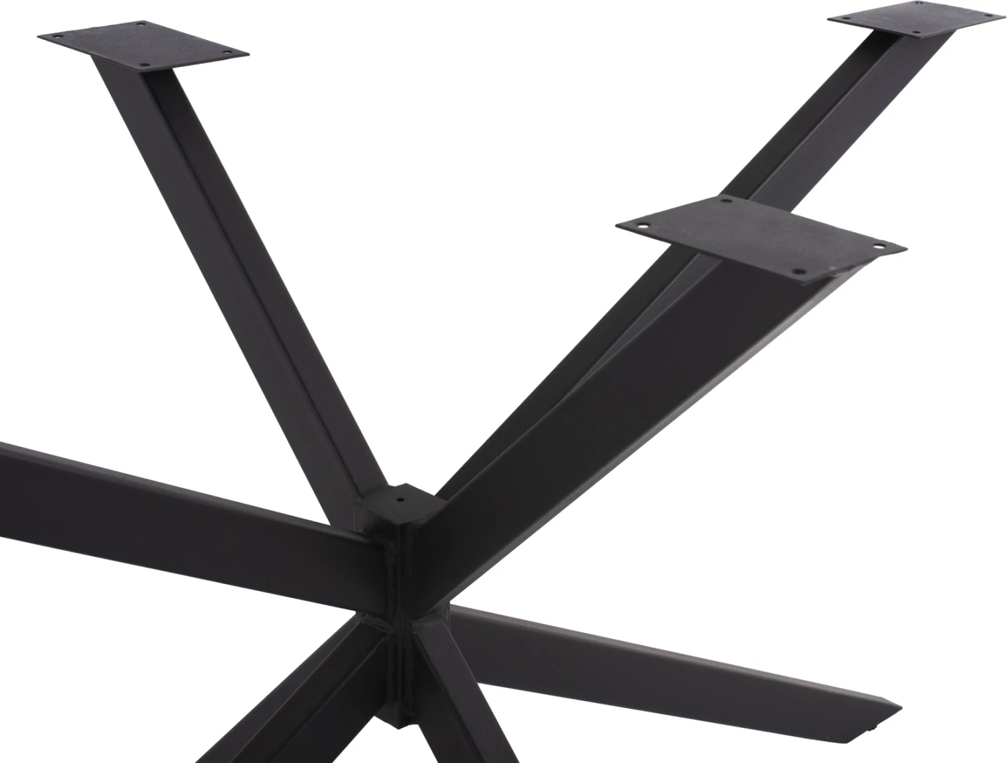 Osnova za mizo FH5917 črna kovina dvojna križna razporeditev 130x72x71,5H cm