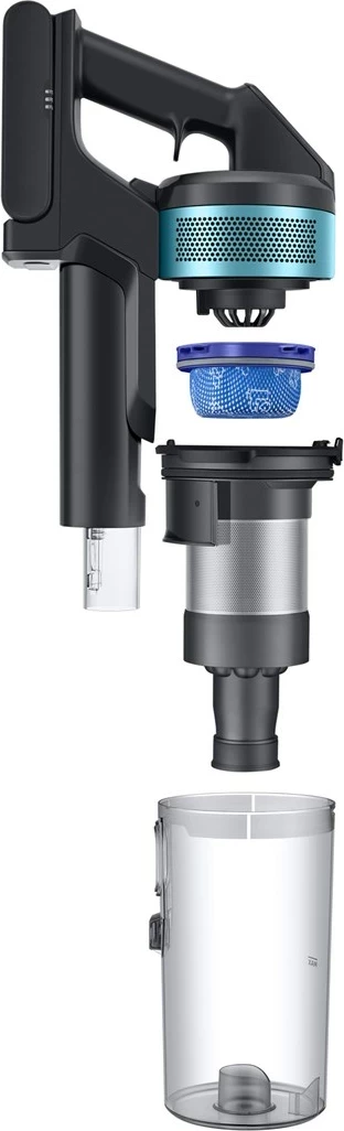 Ročni sesalnik Samsung VS20B75AGR1, črn in mint