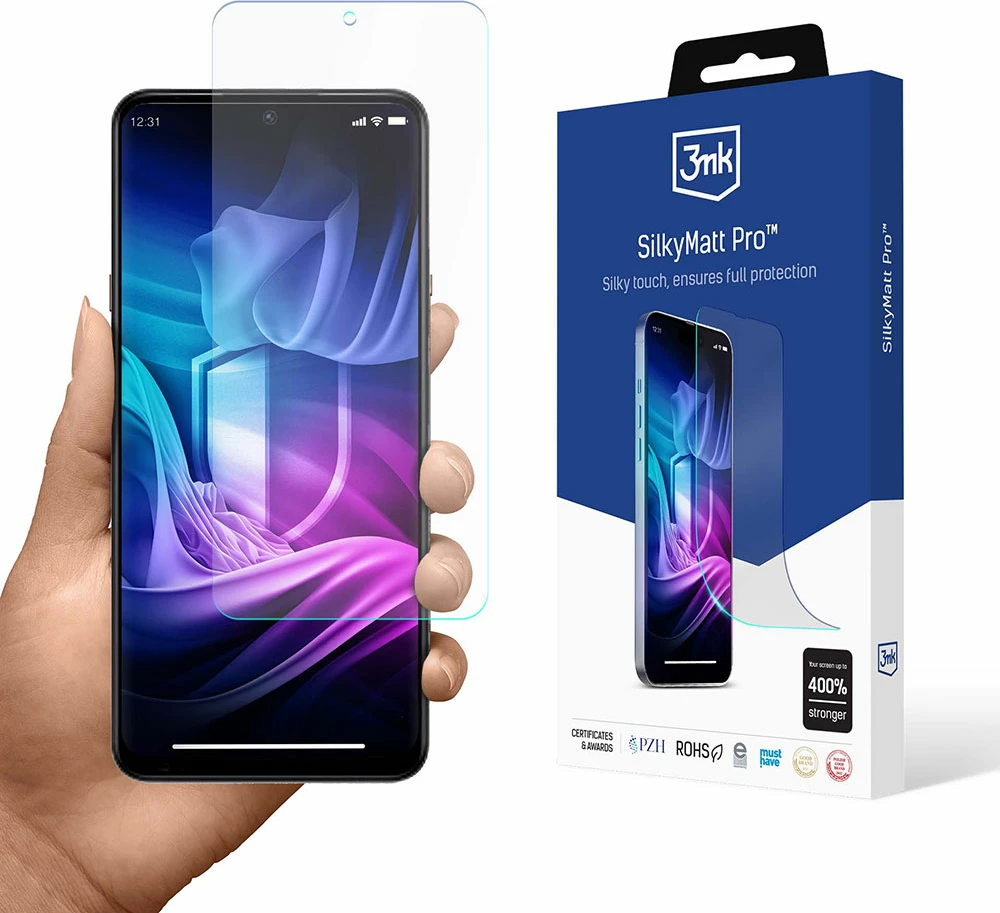 Ovitek za telefon 3mk SilkyMatt Pro za Xiaomi Redmi Note 12, prozoren