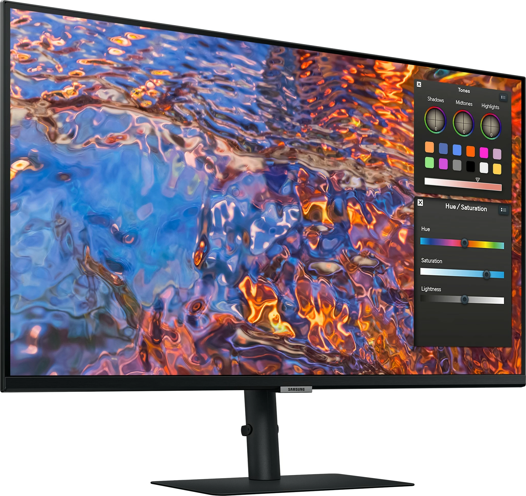 32" 4K Ultra HD LED monitor, Samsung S80PB, črn