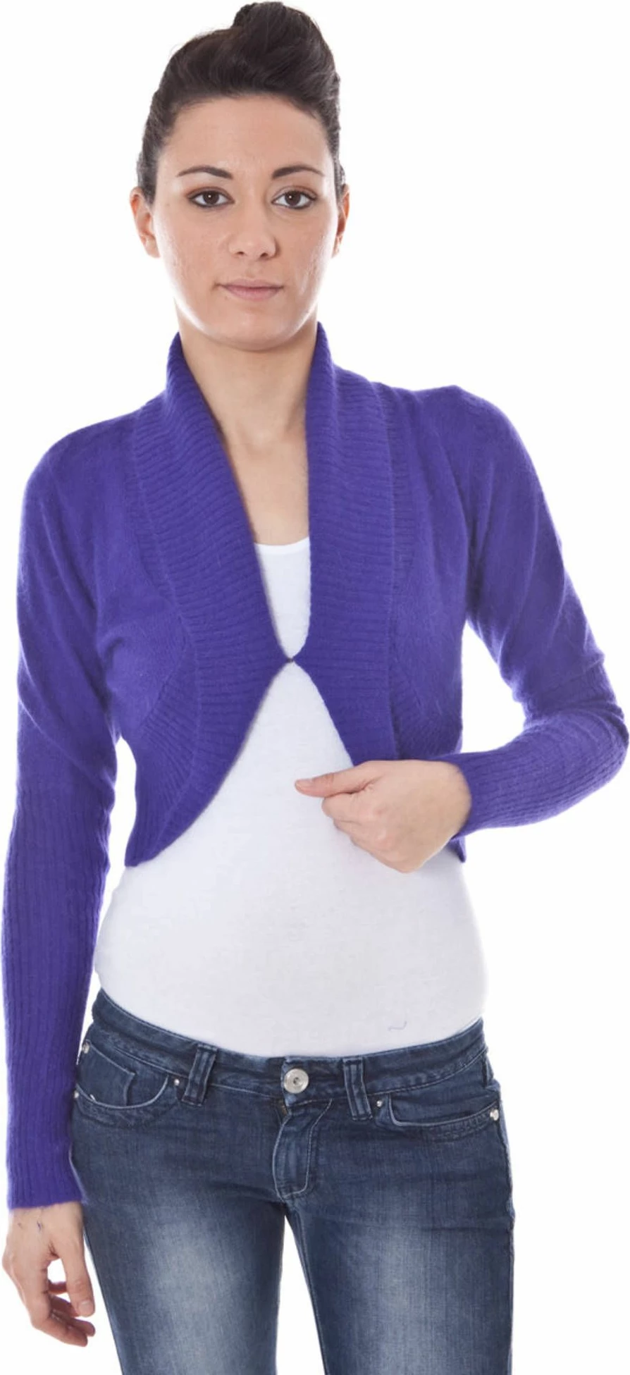 Shrug pulover, ženski, vijoličen DATCH