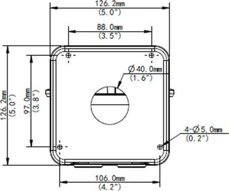 Stenski nosilec za ALL-CAM2488-LVEN, ALLNET, bel