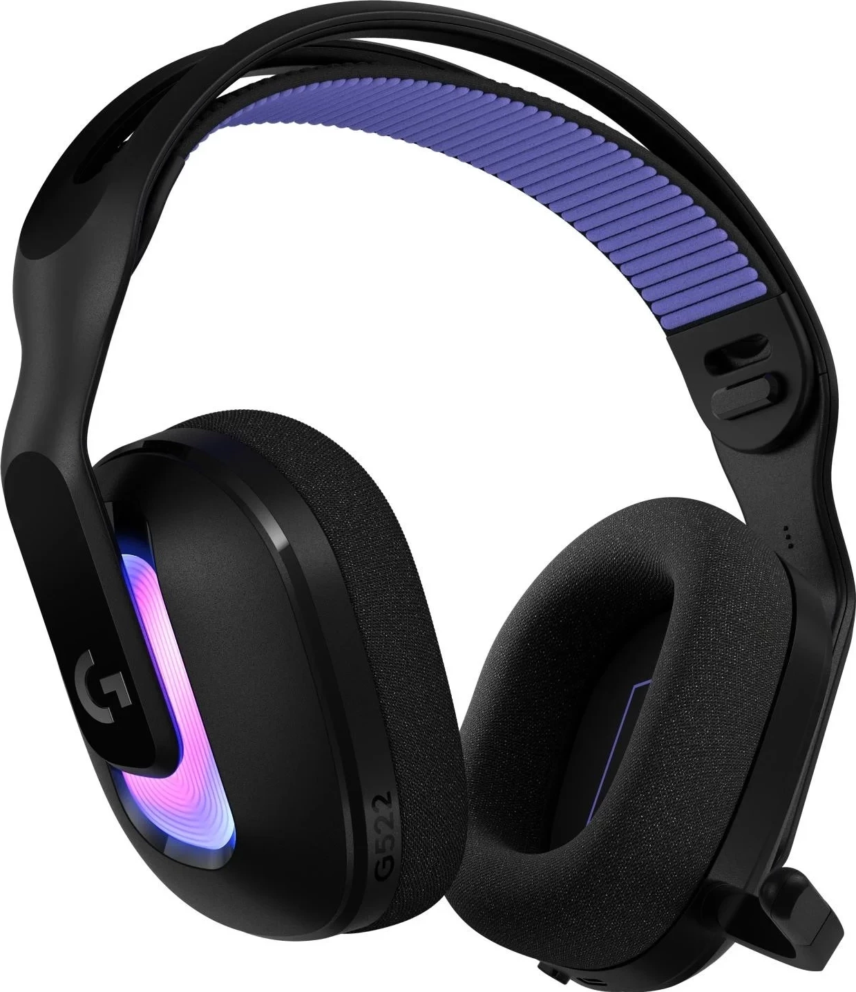 Brezžične slušalke Logitech G522, Bluetooth 5.3, mikrofon, črne