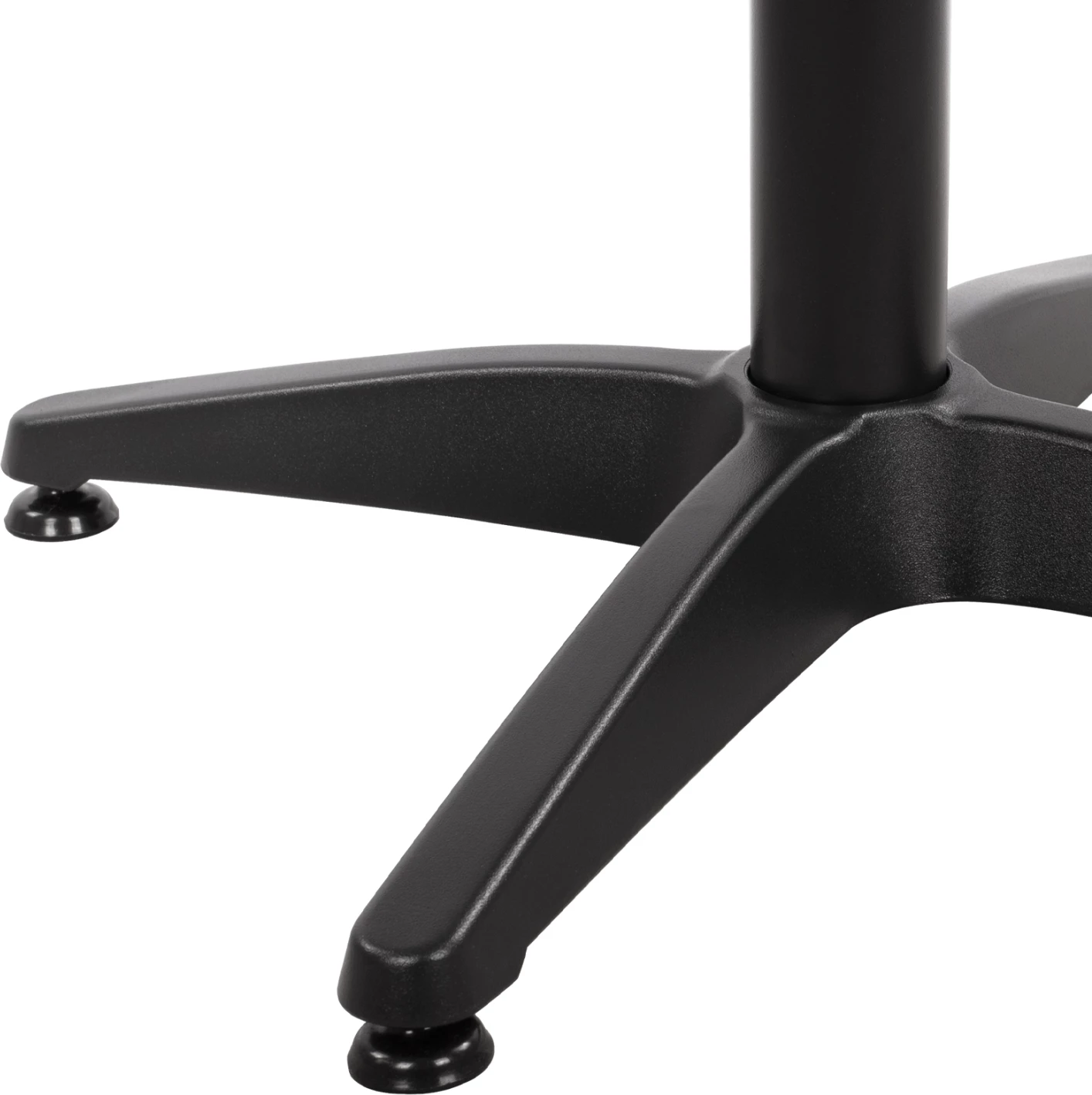 Aluminijasta osnova 4 noge 65x65x70 cm s križem 48x48 cm FH448.03 Črna