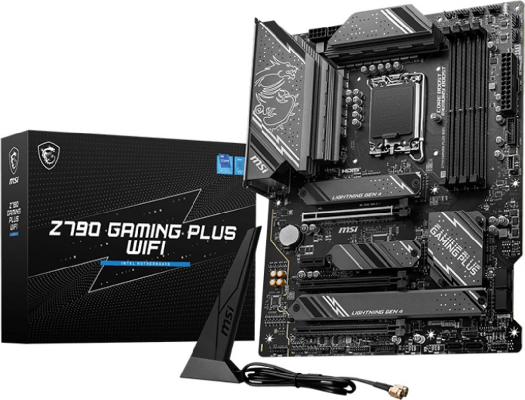 Matična plošča Z790 Gaming Plus WIFI 7E06-026R MSI DDR5 LGA1700 ATX, črna