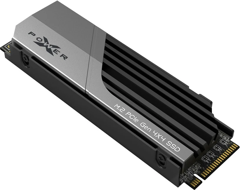 SSD z visoko zmogljivostjo Silicon Power XS75 4TB, M.2 NVMe PCIe Gen 4x4