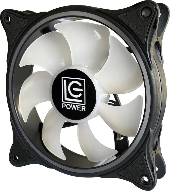 Ventilator za ohišje 12 cm z ARGB osvetlitvijo LC-Power LC-CF-120-ARGB-B, črn