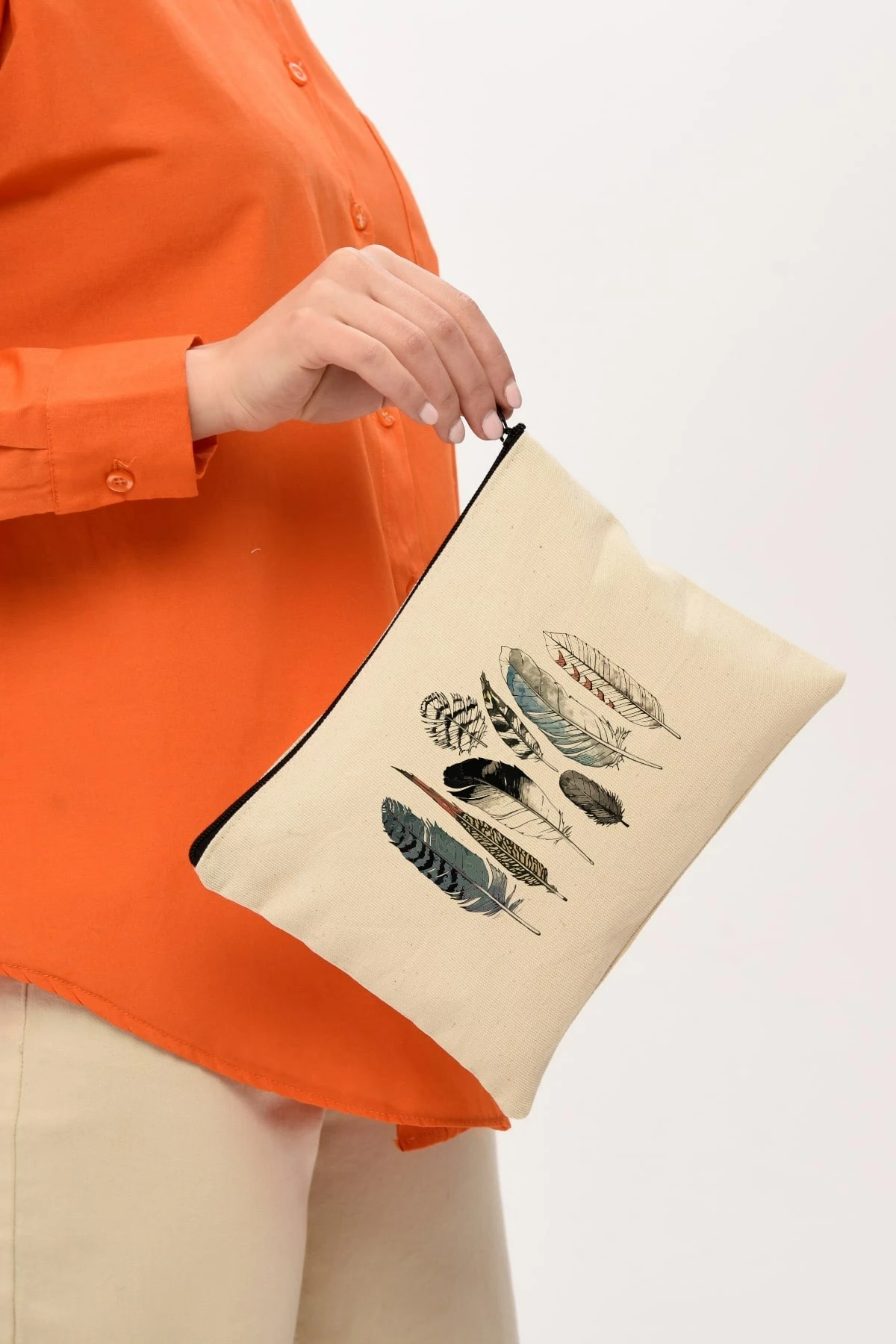 Kozmetična torbica Zoozie Bags, krem, 25 x 18 cm, 0720