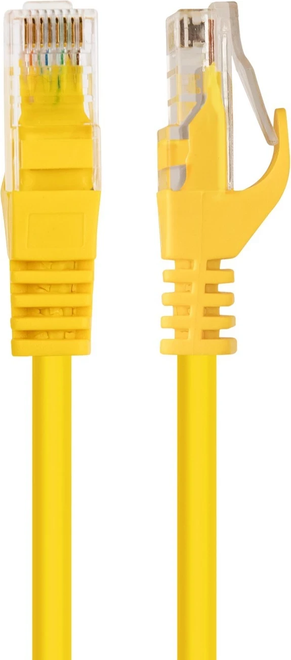 Patchcord Cat.6 1,0 m, rumen - Gembird PP6U RJ-45 UTP