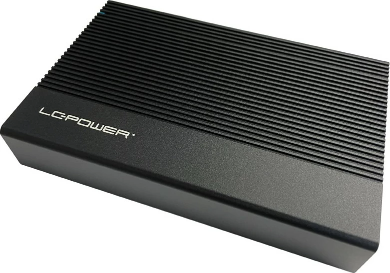 Zunanji ohišje za 3,5" LC-Power LC-35U3-C, HDD/SSD, SATA II/III, 6 Gbit/s, USB, črn