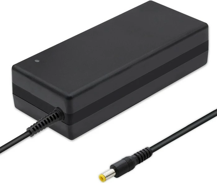 Karikator za električno kolo Qoltec 50761, 42V, 2A, 5.5x2.5mm, črn