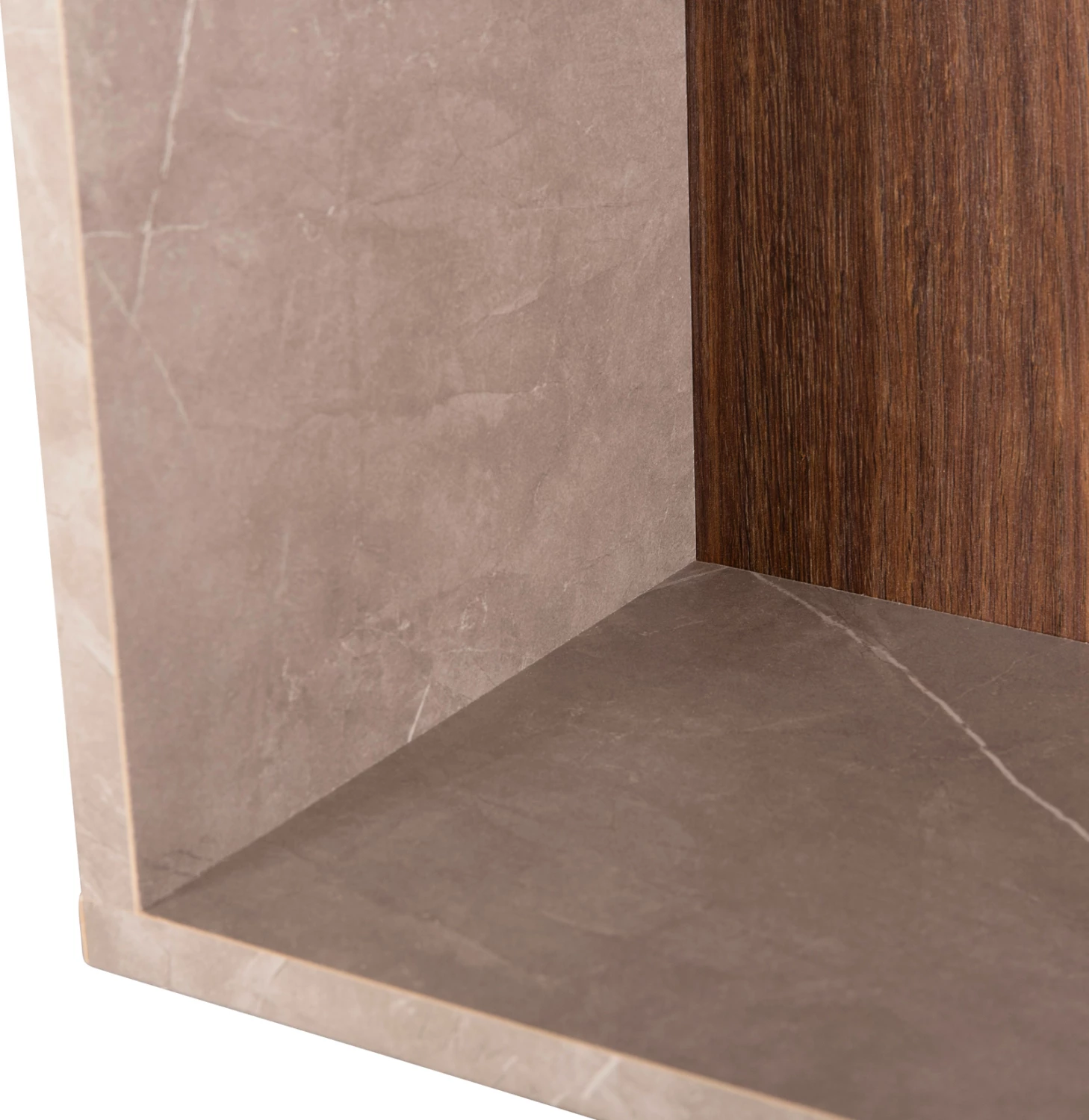 Kombinacija TV pohištva EDELIE FH8908.14 iz melamina v sivi kamniti teksturi-naravni 150x29.5x120H cm