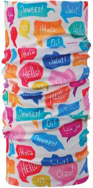 Večnamenski šal Viking Regular za zimske športe, večbarven