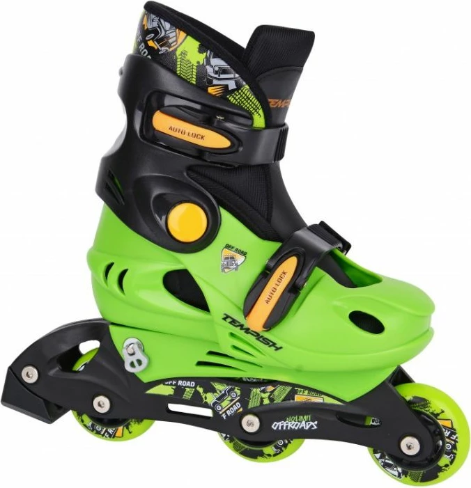 Otroški rolerji Tempish za deklice, črni in zeleni