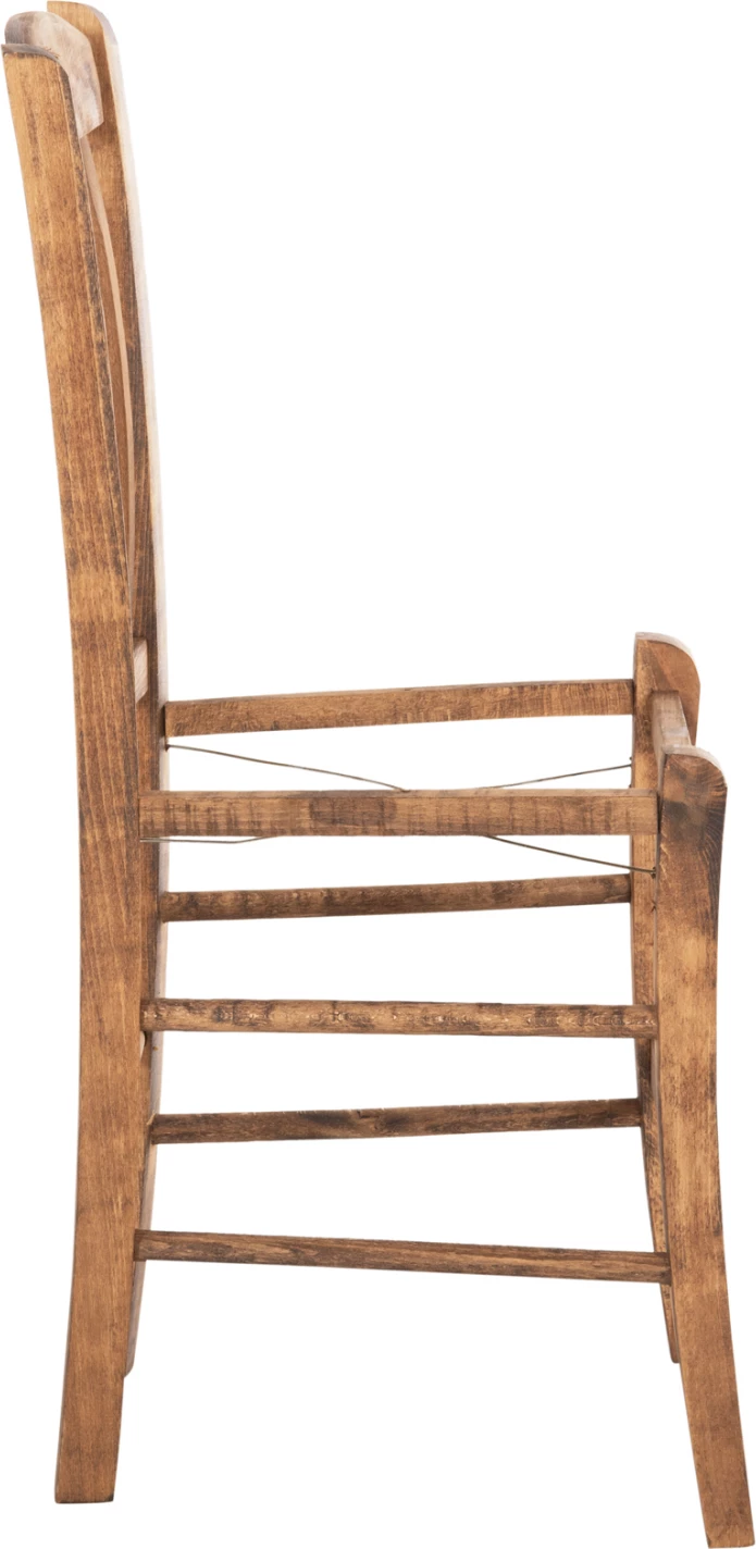 Stol MONTE FH5588.01 iz bukovega lesa impregniran v barvi oreha 40x41x87H cm. Samo okvir