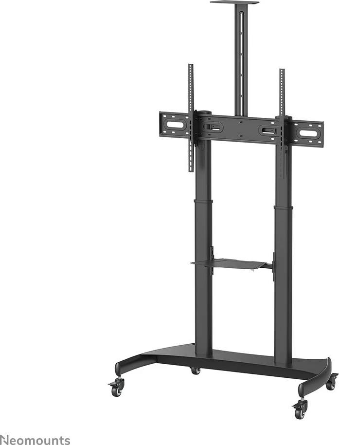 Voziček za TV Neomounts PLASMA-M1950E, za zaslone 60–100 palcev, nastavljiva višina, črn