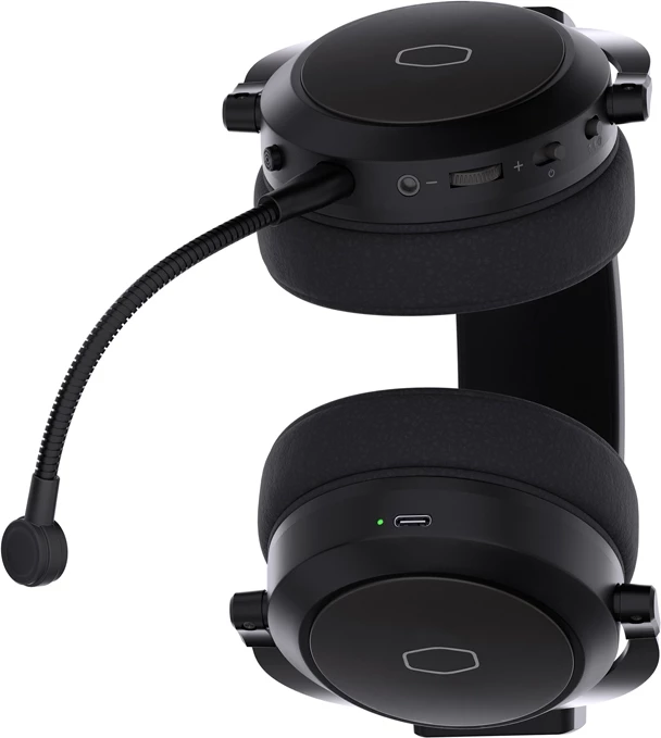 Gaming slušalke Cooler Master CH351, brezžične/Bluetooth/3,5 mm, z mikrofonom, črne