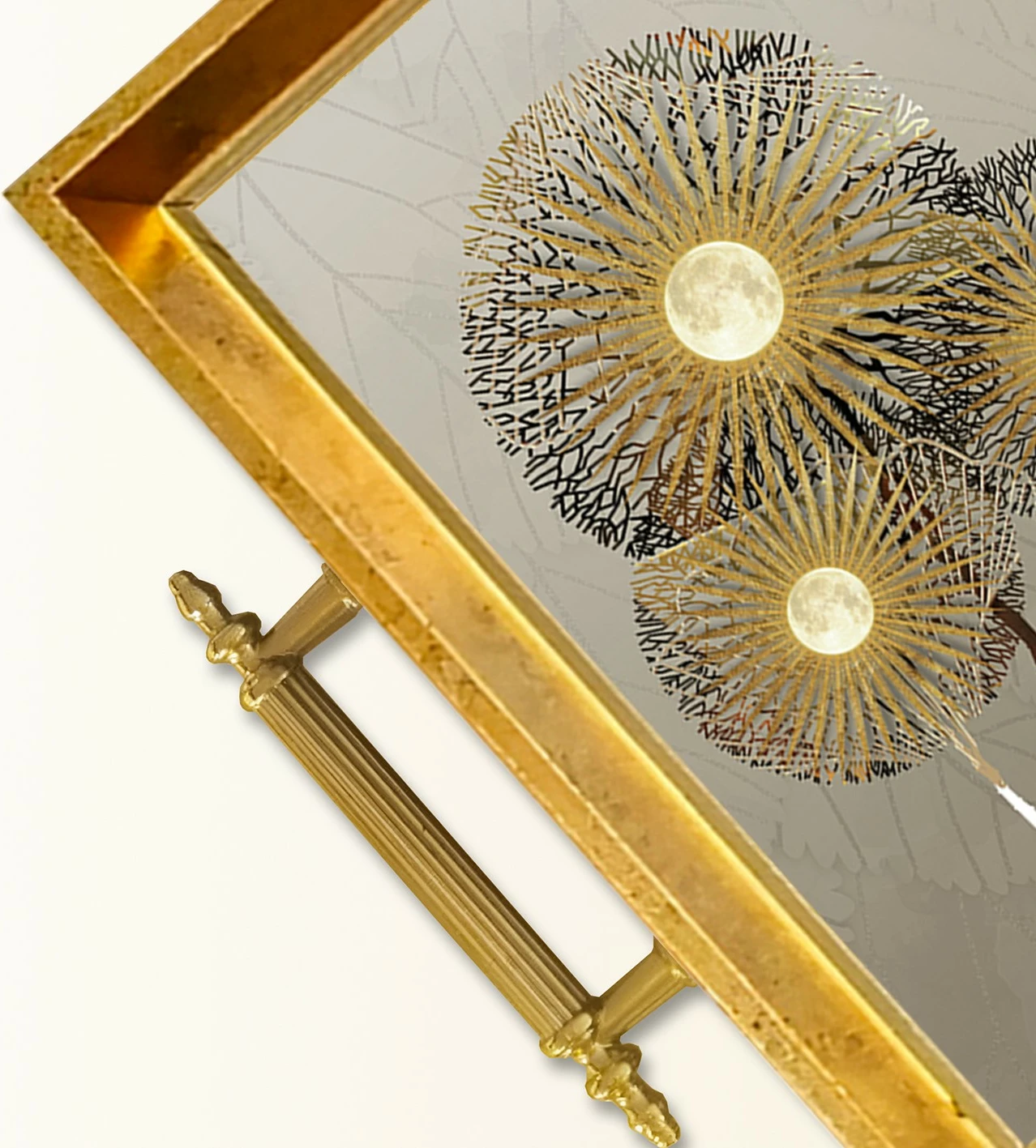 Pladenj iz stekla, dizajn Aberto, TPEA9882, večbarven