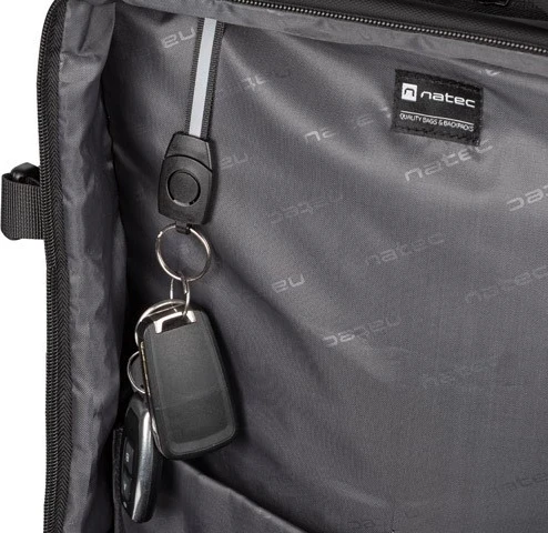 Torba za prenosnik NATEC CAMEL PRO 17,3", črna