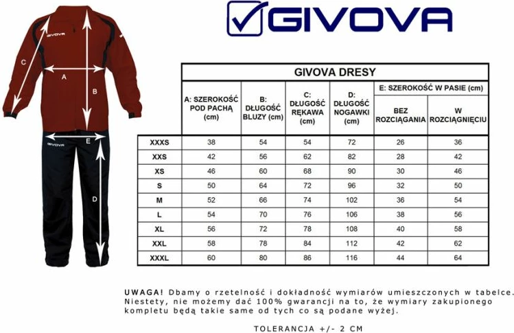 Trenerka Givova, za moške in otroke, rdeče in črno