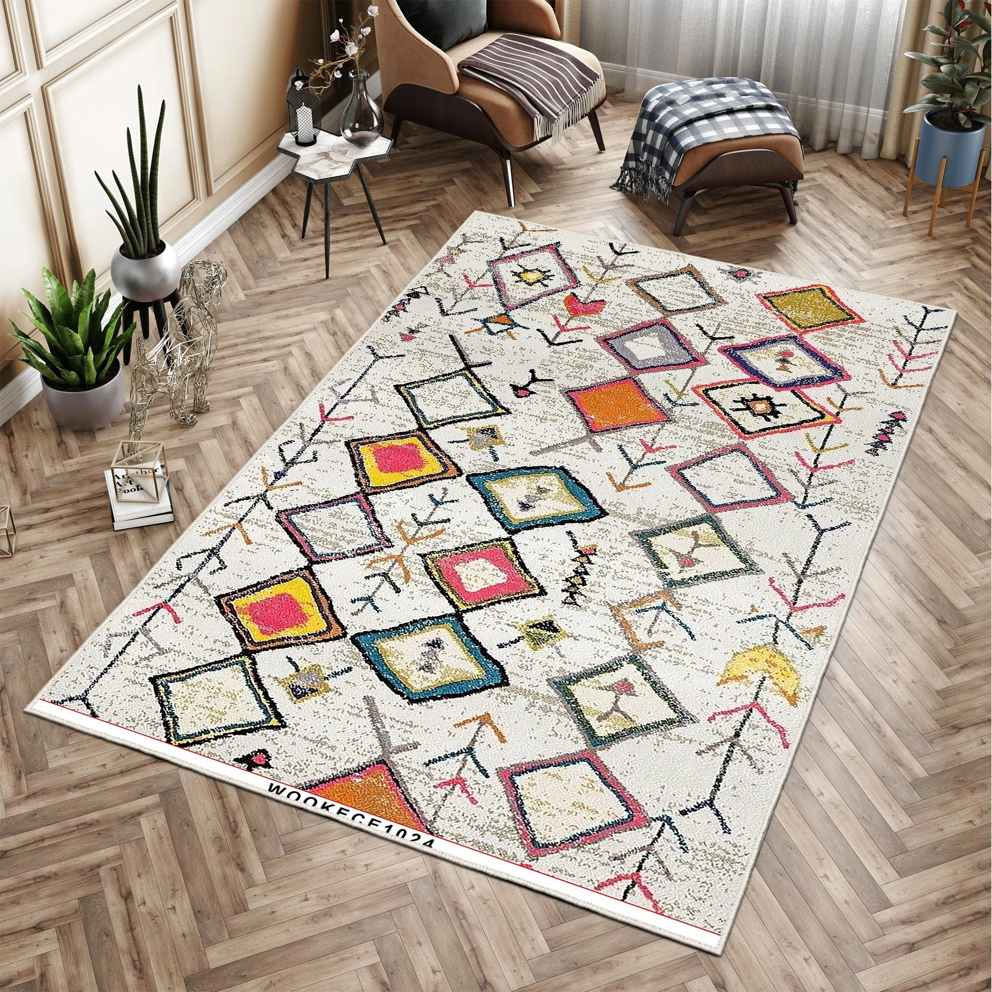 Večbarvna preproga Conceptum Hypnose, 80 x 120 cm, W1024
