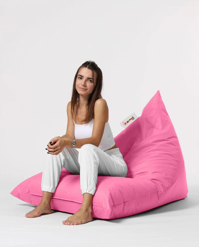 Vrtni puf, rožnat, Pyramid Big Bed, Atelier del Sofa