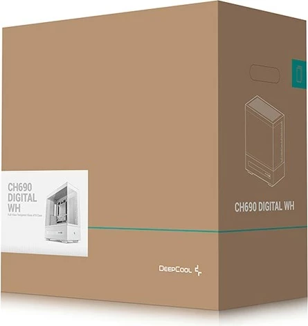 Moderno ohišje DeepCool CH690, Tower, belo