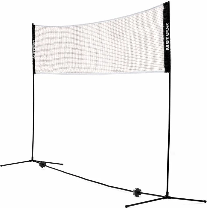 Prenosna mreža za badminton, Meteor, unisex, rdeča