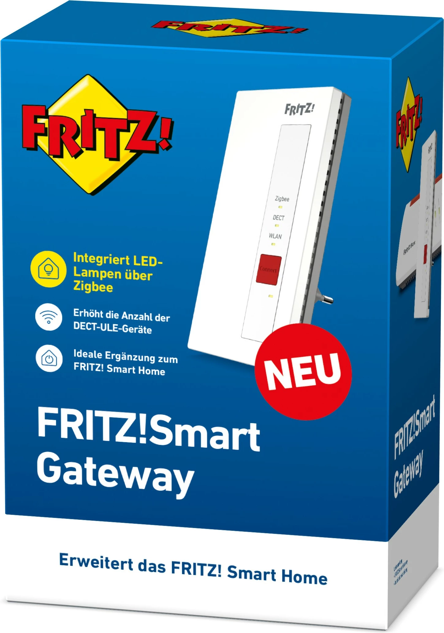 Pametna prehodna naprava FRITZ! Smart Gateway AVM, Zigbee/DECT/WLAN, bele barve
