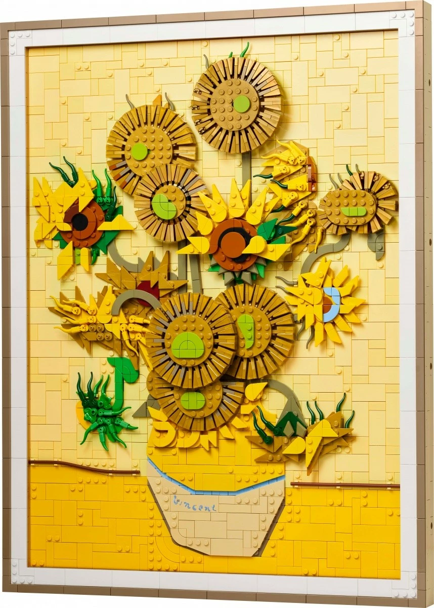 Komplet za sestavljanje LEGO Art 31215 Sončnice Vincent van Gogh, 2.615 kosov, plastika