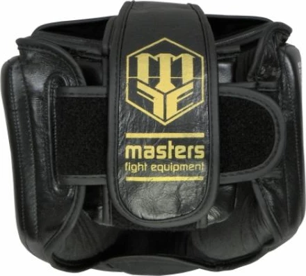 Boksarska čelada za moške Masters, črna