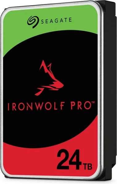 Trdi disk za strežnike in delovne postaje Seagate IronWolf Pro ST24000NT002, 24 TB, 7200 RPM, 512 MB, 3,5", Serial ATA III